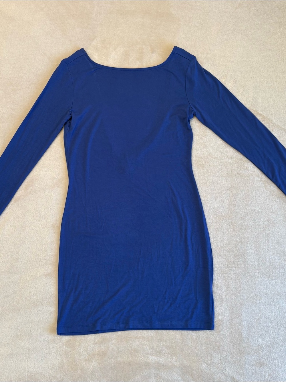 Forever 21 Blue Low Back Bodycon Mini Dress